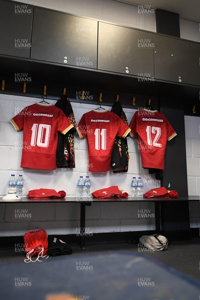 100526 - Wales U21 Women v Ireland U21 Women - Six Nations Women's U21 Series - A general view of the dressing room ahead of the match