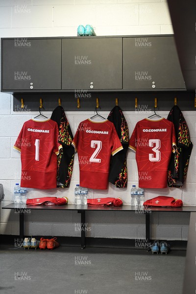 100526 - Wales U21 Women v Ireland U21 Women - Six Nations Women's U21 Series - A general view of the dressing room ahead of the match