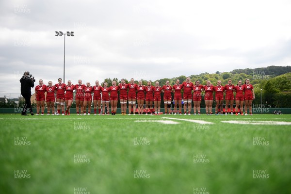 100526 - Wales U21 Women v Ireland U21 Women - Six Nations Women's U21 Series - Wales anthem