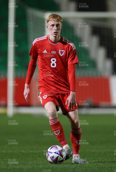 161123 - Wales U21s v Iceland U21s - UEFA U21s Qualifying Round - Oliver Hammond of Wales 