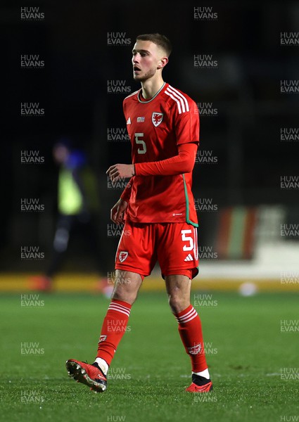 161123 - Wales U21s v Iceland U21s - UEFA U21s Qualifying Round - Matthew Baker of Wales 