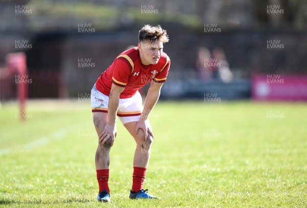 260317 - Wales Under 18 v England Under 18 - Harri Morgan of Wales