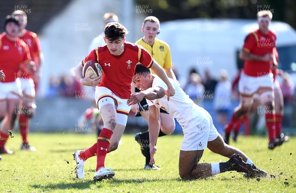 260317 - Wales Under 18 v England Under 18 - James McCarthy of Wales