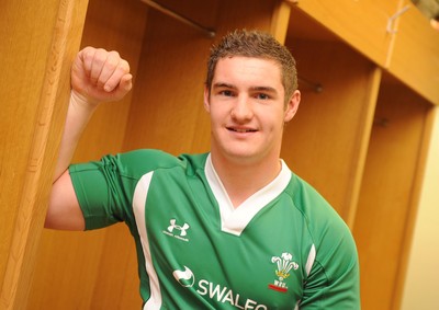29.01.09 - Wales under 20 Rugby James Thomas of Ebbw Vale who has been named by Head Coach Phil Davies as captain of Wales under 20 Six Nations squad 