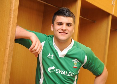 29.01.09 - Wales under 20 Rugby Ashley Sweet of Cross Keys who has been named in a 'leadership group'by head Coach Phil Davies in Wales' Under 20s Six Nations squad 