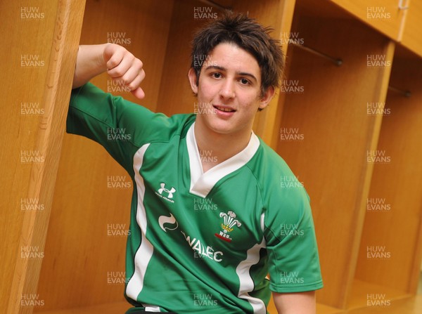 29.01.09 - Wales under 20 Rugby Rhys Downs of Pontypridd who has been named in a 'leadership group'by head Coach Phil Davies in Wales' Under 20s Six Nations squad 