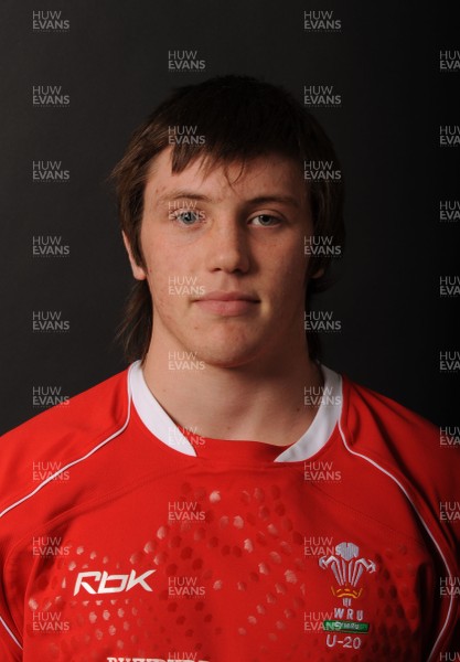 19.12.07 - Wales Under 20 Rugby Squad 2007/2008 - David Langdon 
