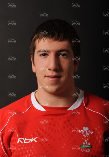 19.12.07 - Wales Under 20 Rugby Squad 2007/2008 - Justin Tipurick 