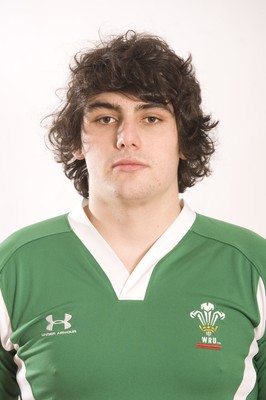 20.01.11 - Wales Under 20 Rugby Squad 2011 - Cory Hill. 