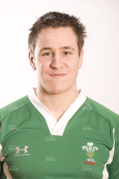 20.01.11 - Wales Under 20 Rugby Squad 2011 - Ben Thomas. 