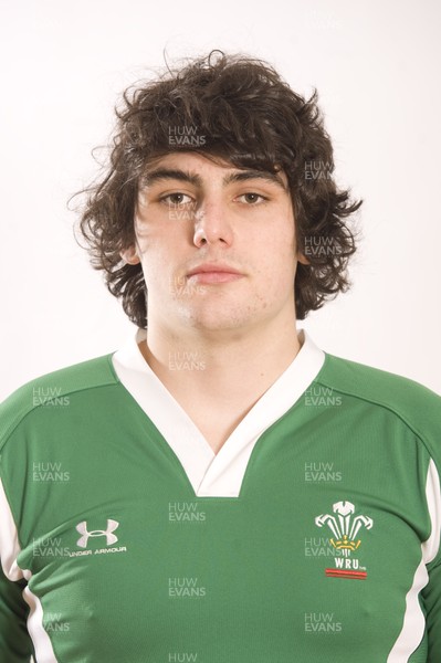 20.01.11 - Wales Under 20 Rugby Squad 2011 - Cory Hill. 
