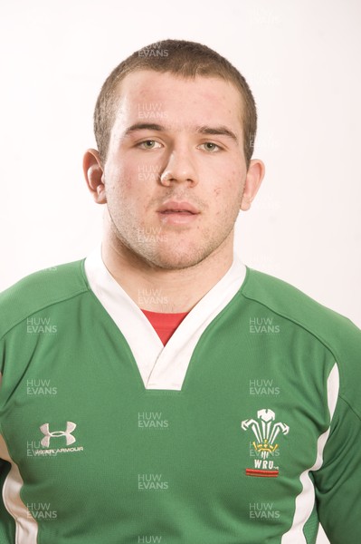 20.01.11 - Wales Under 20 Rugby Squad 2011 - Ieuan Davies. 