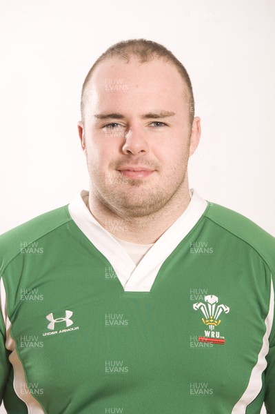 20.01.11 - Wales Under 20 Rugby Squad 2011 - Lewis Smout. 
