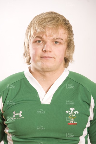 20.01.11 - Wales Under 20 Rugby Squad 2011 - Luke Hamilton. 