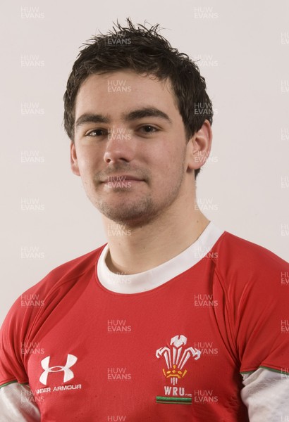 21.01.09 - Wales Under 20 Six Nations Rugby Squad 2009 - Adam Hughes. 