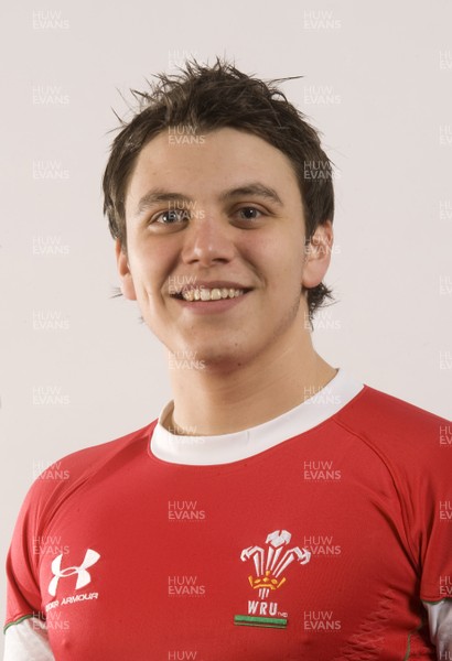 21.01.09 - Wales Under 20 Six Nations Rugby Squad 2009 - Jake Thomas. 