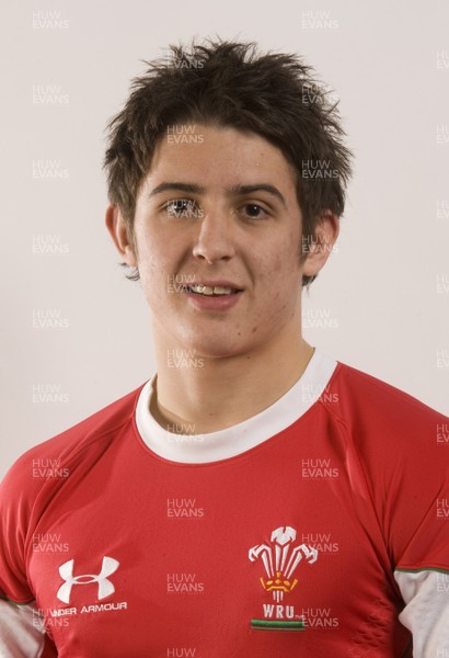 21.01.09 - Wales Under 20 Six Nations Rugby Squad 2009 - Rhys Downes. 
