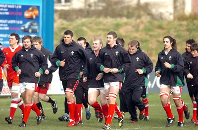 10.02.09 -Wales Under 20 training  