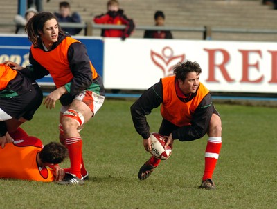 10.02.09 -Wales Under 20 training  Rhys Downes 