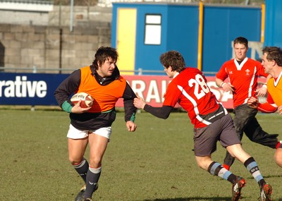 10.02.09 -Wales Under 20 training  Rory Pitman 