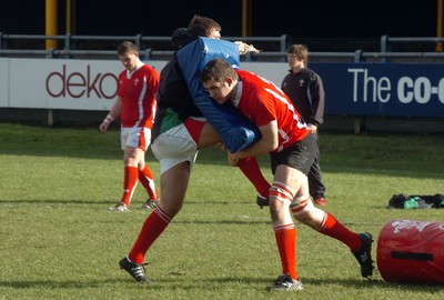 10.02.09 -Wales Under 20 training  