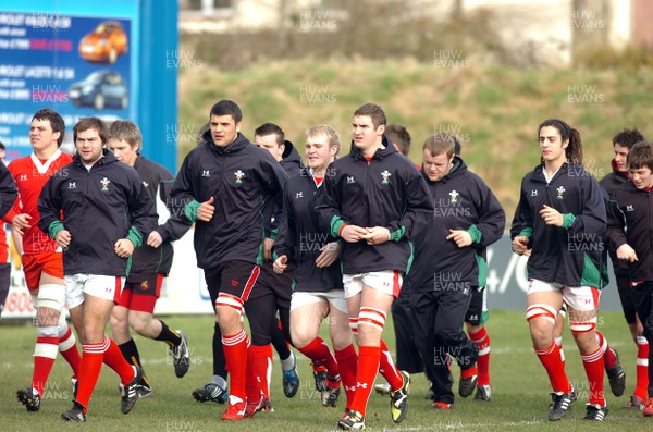 10.02.09 -Wales Under 20 training  