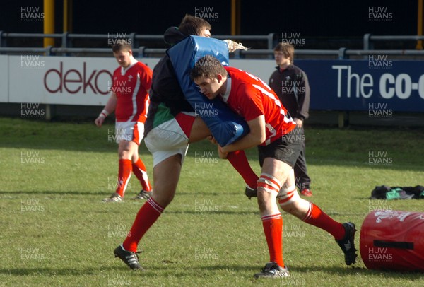 10.02.09 -Wales Under 20 training  