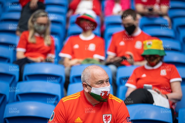 050621 - Wales v Albania - International Friendly - Wales fans inside the stadium