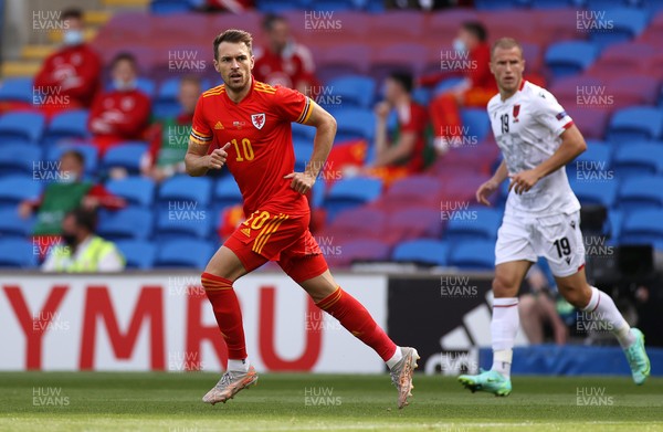 050621 - Wales v Albania - International Friendly - Aaron Ramsey of Wales