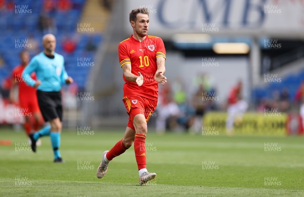 050621 - Wales v Albania - International Friendly - Aaron Ramsey of Wales