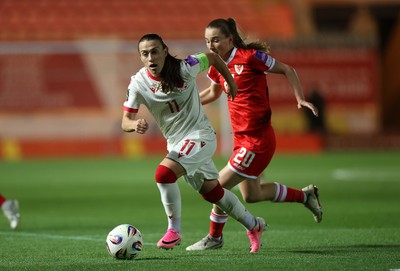 131026 - Wales Women v Albania Women - 2027 FIFA Womens World Cup qualifying play-off semi-final - 