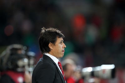 131015 - Wales v Andorra - UEFA European Championship Qualifiers - Wales Manager Chris Coleman