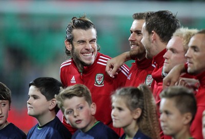 131015 - Wales v Andorra - UEFA European Championship Qualifiers - All smiles Gareth Bale of Wales