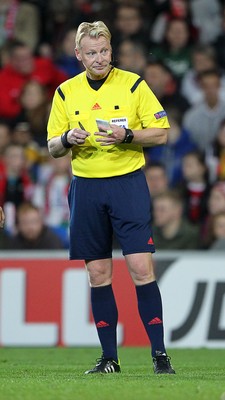 131015 - Wales v Andorra - UEFA European Championship Qualifiers - Referee Kevin Blom
