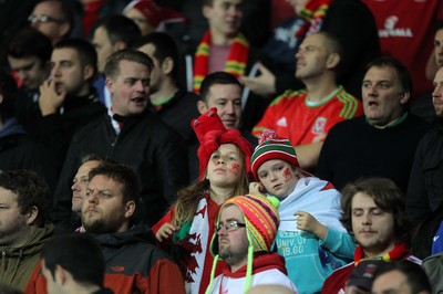 131015 - Wales v Andorra - UEFA European Championship Qualifiers - Wales fans