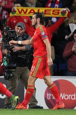 131015 - Wales v Andorra - UEFA European Championship Qualifiers - Gareth Bale of Wales