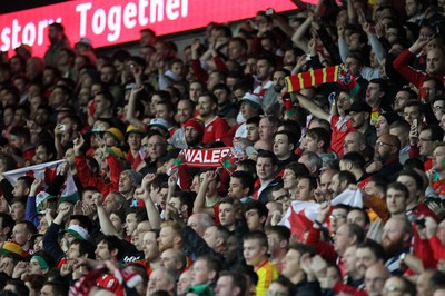 131015 - Wales v Andorra - UEFA European Championship Qualifiers - Wales fans