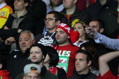 131015 - Wales v Andorra - UEFA European Championship Qualifiers - Wales fans