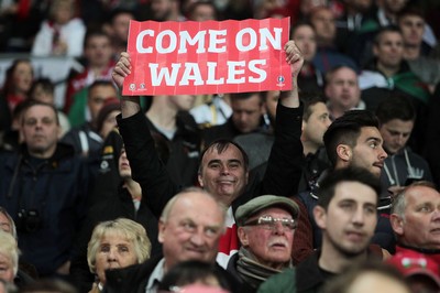 131015 - Wales v Andorra - UEFA European Championship Qualifiers - Wales fans