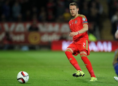 131015 - Wales v Andorra - UEFA European Championship Qualifiers - Chris Gunter of Wales