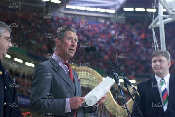 011099 - Wales v Argentina - Rugby World Cup - The Prince of Wales opens the World Cup in Cardiff