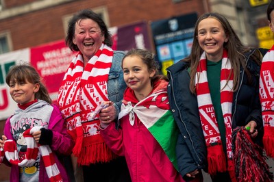 091125 - Wales v Argentina - Quilter Nations Series - Fans ahead of the game