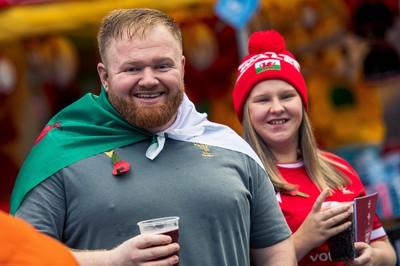 091125 - Wales v Argentina - Quilter Nations Series - Fans ahead of the game