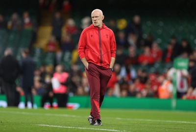 091125 - Wales v Argentina - Quilter Nations Series - Wales Head Coach Steve Tandy during the warm up