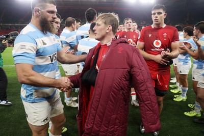 091125 - Wales v Argentina - Quilter Nations Series - Jac Morgan of Wales at full time