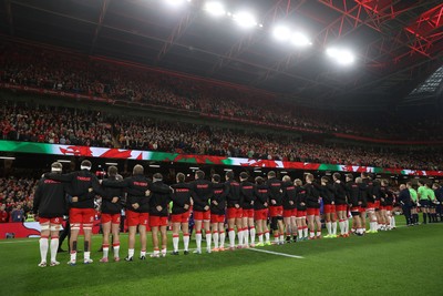 091125 - Wales v Argentina - Quilter Nations Series - Wales Anthem