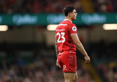 091125 - Wales v Argentina - Quilter Nations Series - Louis Rees-Zammit of Wales 
