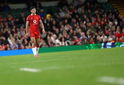 091125 - Wales v Argentina - Quilter Nations Series - Louis Rees-Zammit of Wales 