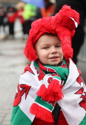 091125 - Wales v Argentina, Quilter Nations Series - Wales fans wait for the team coach to arrive at the stadium