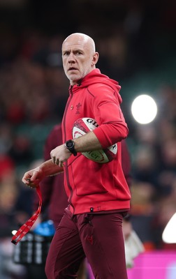 091125 - Wales v Argentina, Quilter Nations Series - Wales head coach Steve Tandy during warm up